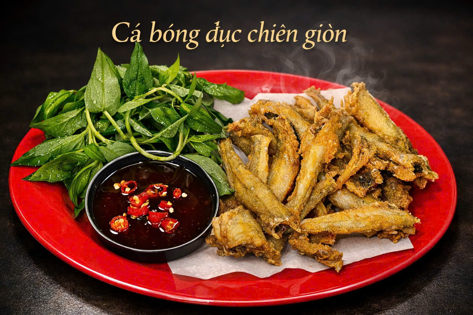 Cá bóng đục chiên giòn