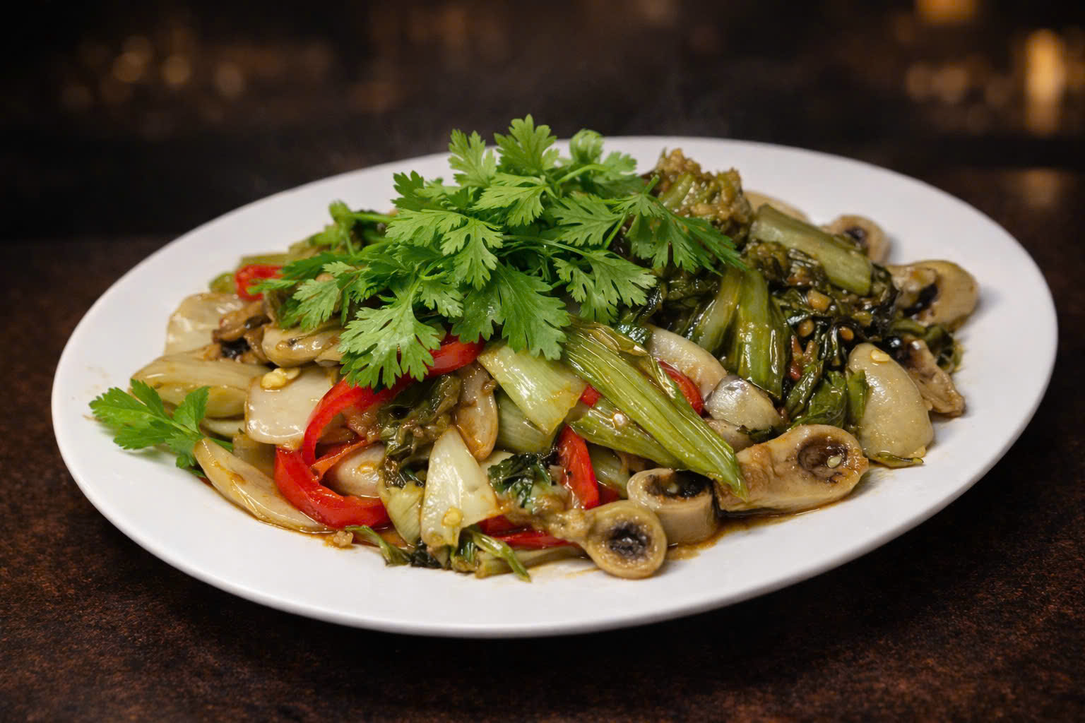 Dòi trường xào cải chua